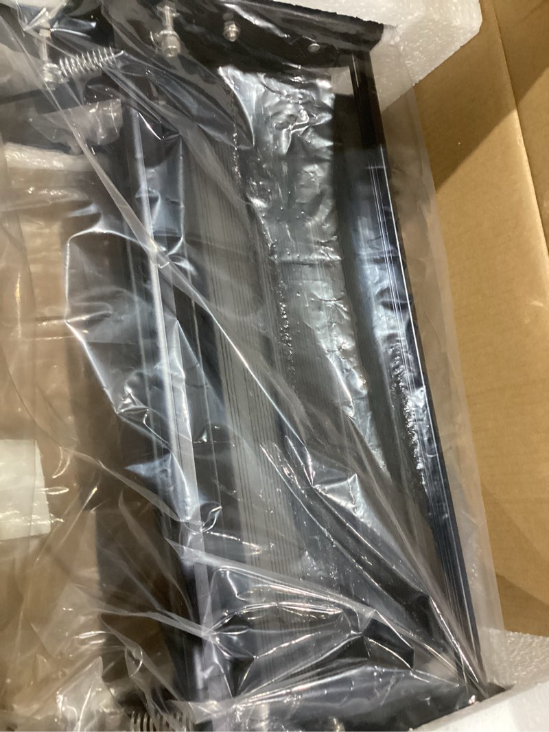 Condition photo showing New/Like New for RV Steps, 2-Step, Manual Foldable RV Steps, 400 LBS Load Capacity, Retractable Aluminum Alloy Camper Steps, Thickened Steel Plate Trailer Steps, Non-Slip Design, Ideal for RV, Trailer, Camper, Black