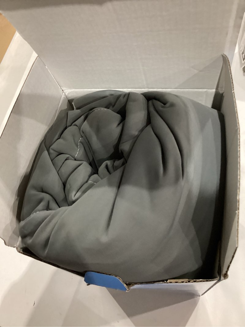 Condition photo showing As Is for HOMFINE Cooling Comforter Twin Size, Grey Summer Cooling Blanket for Hot Sleepers and Night Sweats, Japanese Double-Sided Cold Tech Fabric Q-Max 0.45, Soft Breathable Silky Smooth Lightweight Grey Twin (60"x90")