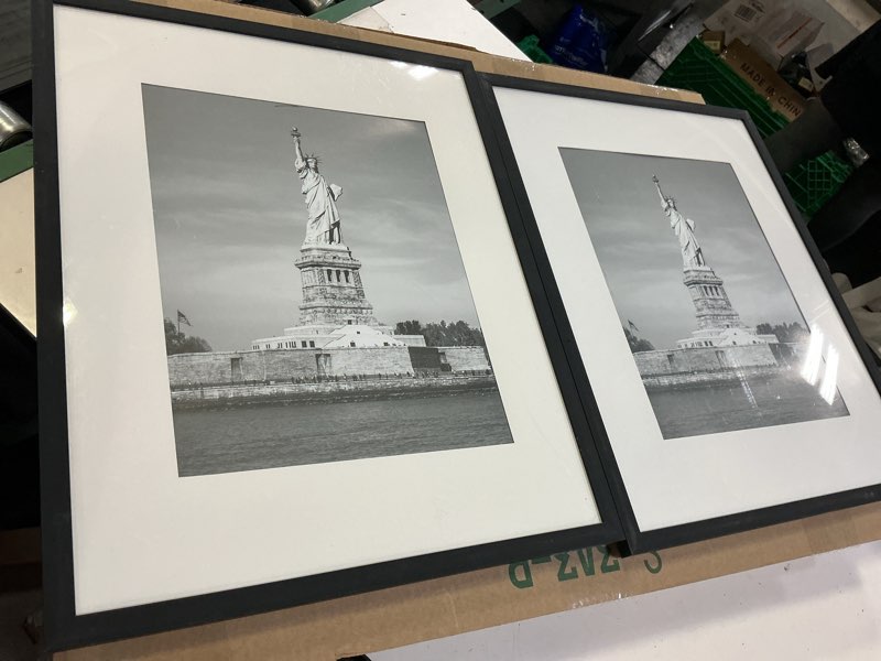 Condition photo showing Good Condition for ENJOYBASICS 16x20 Picture Frame, Display Poster 11x14 with Mat or 16 x 20 Without Mat, Wall Gallery Photo Frames, Black, 2 Pack