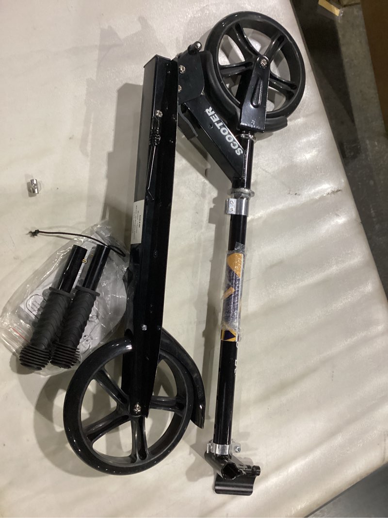 Nattork Scooter for Kids 8-12, Teens and Adults- Adjustable Height Folding Kick Scooter with Large S