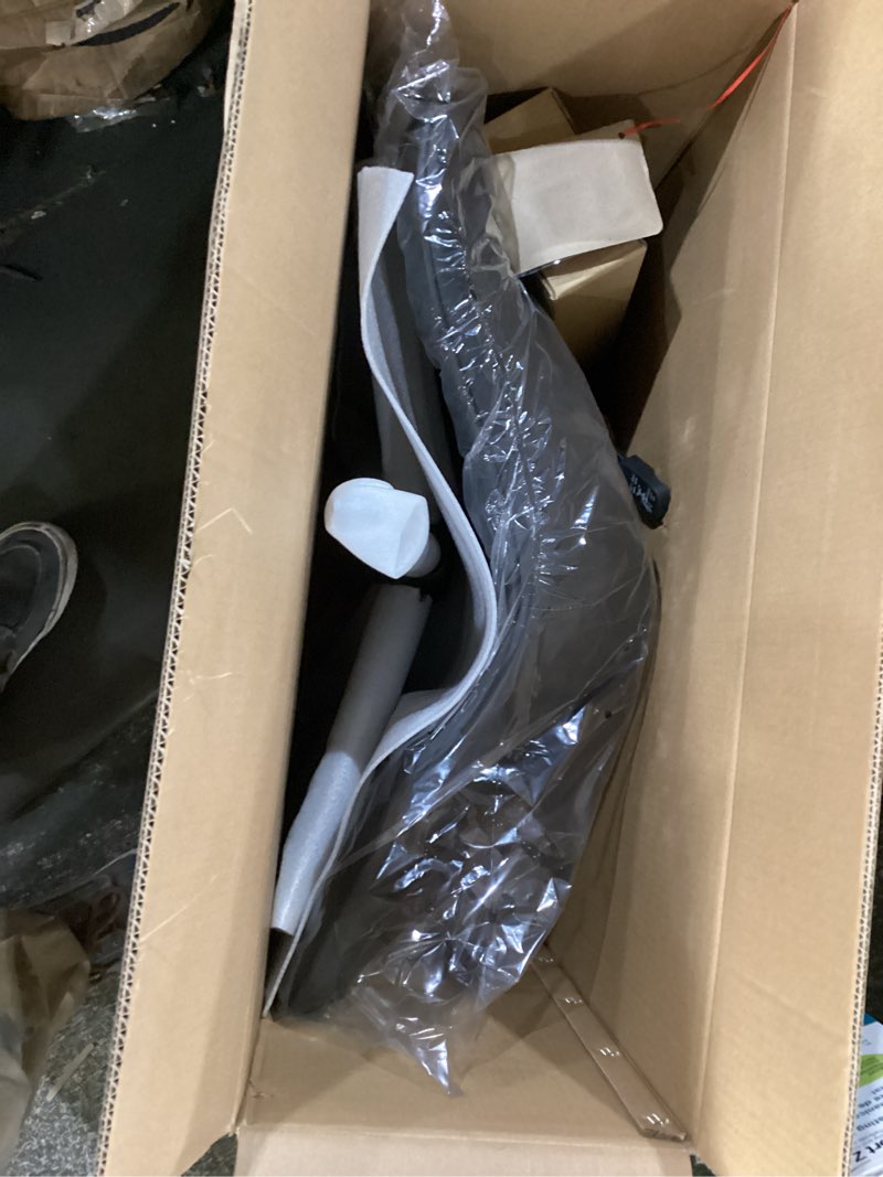 Condition photo showing New/Like New for Rowill Modern Office Chair - Ergonomic Swivel Leather Desk Chair with Curved Backrest, Height Adjustable Rolling with Wheels, Perfect for Study Room & Office, Black