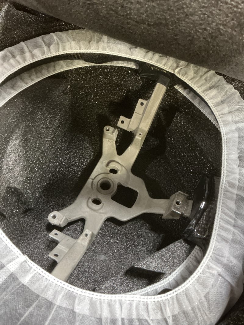 Condition photo showing Good Condition for carbon fiber steering wheel compatible for chevrolet corvette c6 2006-2011 d-shaped flat-bottom nappa perforated leather steering wheel grip hand-stitched