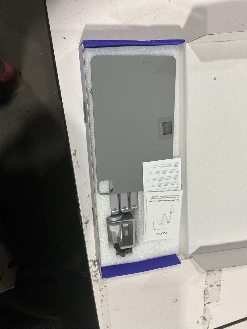 Condition photo showing Good Condition for [upgrade] magnetic wireless charging stand for ipad pro 12.9, ipad air 13 m2 only, aluminum alloy arm mount with 2m cable, foldable adjustable tablet holder for ipad pro 12.9 3rd/4th/5th/6th