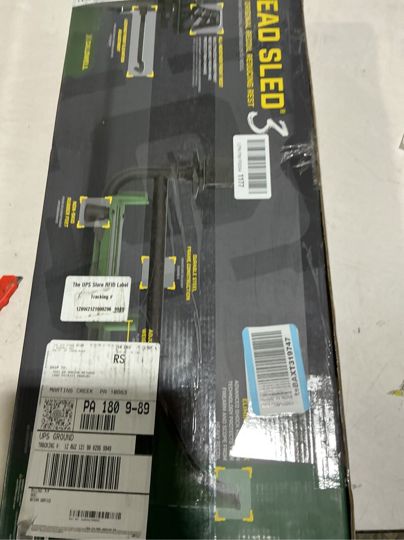 Condition photo showing Good Condition for Caldwell Lead Sled 3 Adjustable Ambidextrous Recoil Reducing Rifle Shooting Rest for Sighting in and Shooting Stability