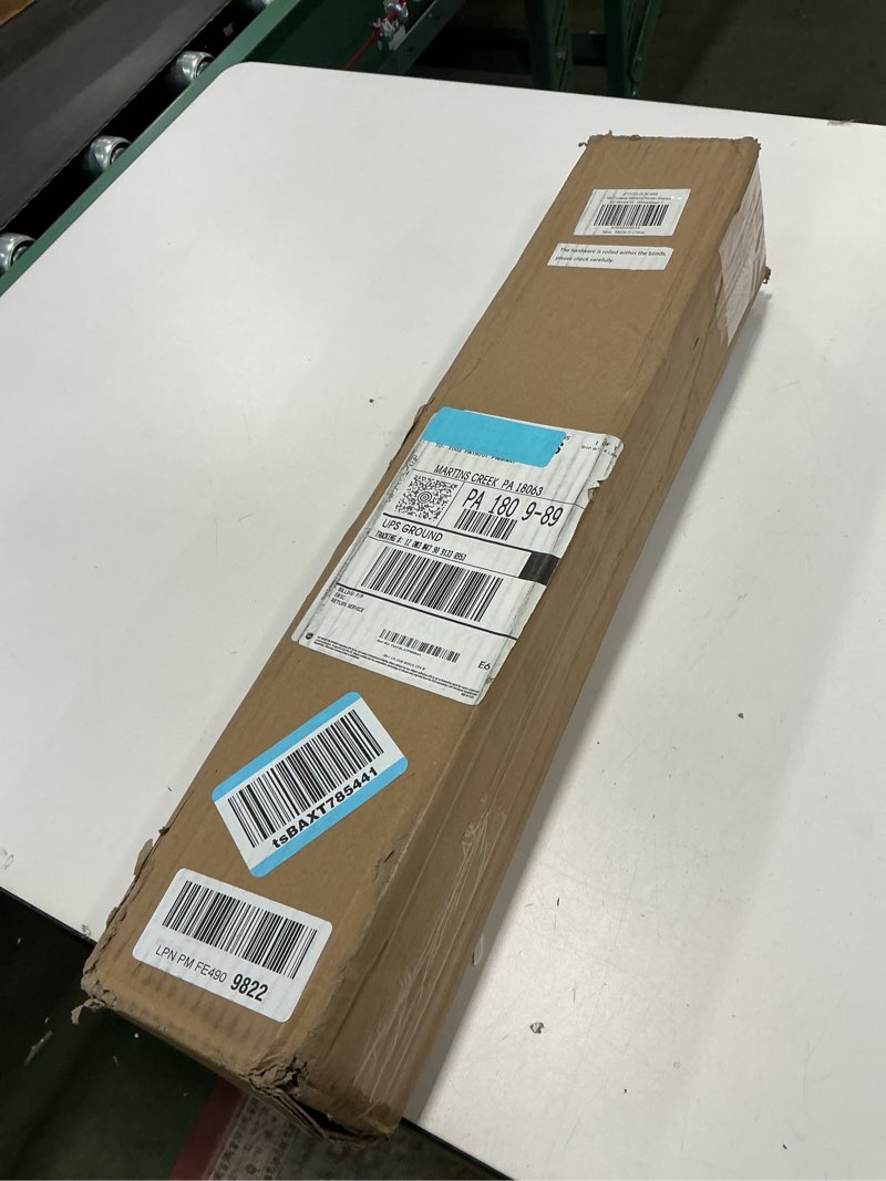 Condition photo showing New/Like New for LazBlinds No Tools No Drill Cordless Bamboo Roman Shades, Light Filtering Window Treatment, Roll Up Bamboo Blinds for Windows 20'' W x 64'' H, Whitewash T Light Filtering-whitewash T 20" W x 64" H