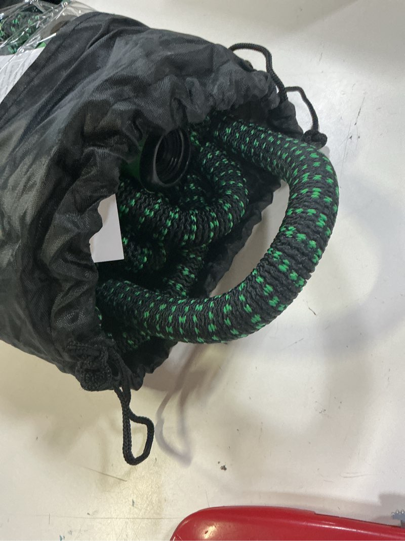 Condition photo showing Good Condition for 50 ft garden hose,2026 new improved lightweight all-weather water hoses, ultra durable and flexible garden hose with 10-function spray nozzle, leak-free connections garden hose for yard, lawn,outdoor blackgreen 50ft