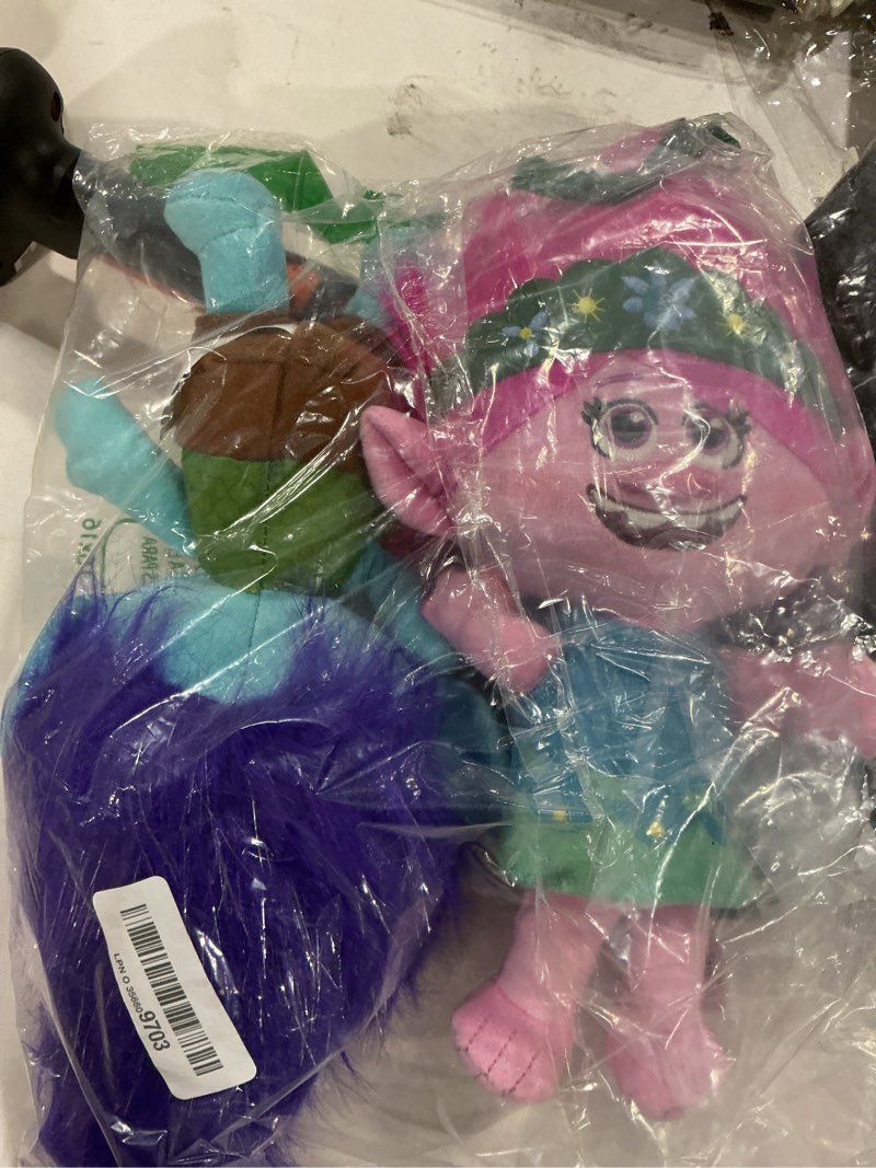 Condition photo showing Good Condition for Trolls 13-inch World Tour Poppy & Branch Friendship Plush 2-Pack Stuffed Animals, Kids Toys for Ages 3 Up, Amazon Exclusive by Just Play