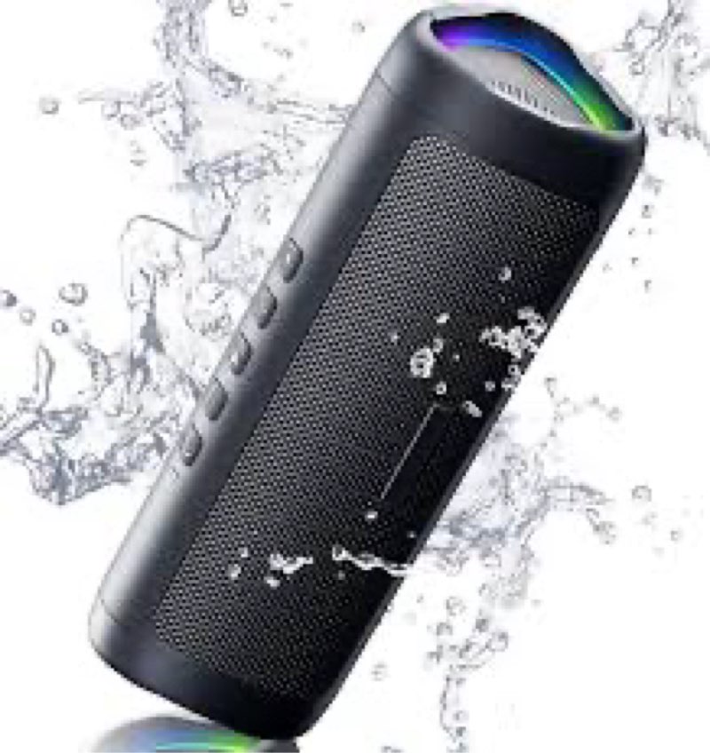 IHE Bluetooth Speaker with HD Sound, Portable Wireless, IPX5 Waterproof, Up to 20H Playtime, TWS Pai
