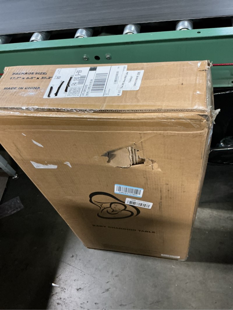 Condition photo showing Good Condition for BEKA Diaper Changing Station, Portable Changing Table for Baby, Waterproof, Folding Portable Changing Station, Adjustable Height w/Organizer, Mobile Nursery Diaper Changing Table for Baby, Newborn Dark Gray