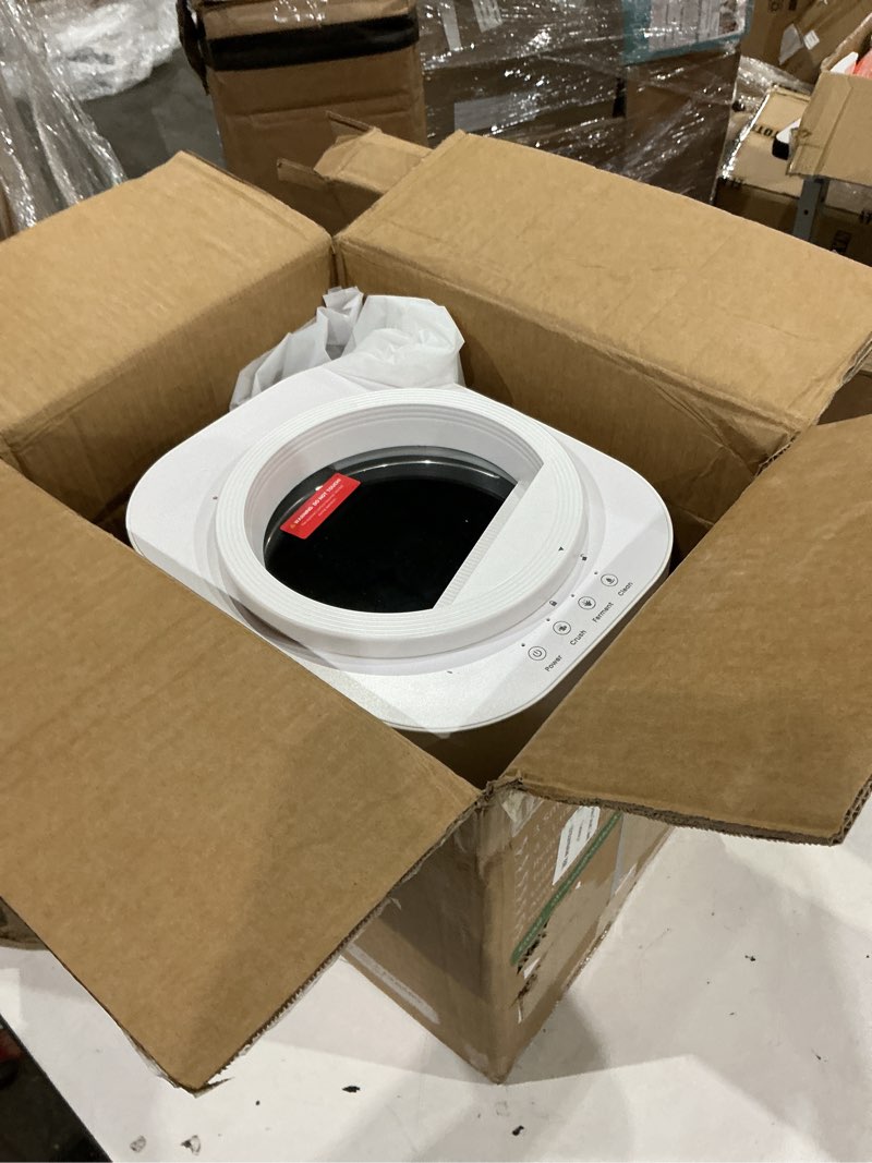 Condition photo showing Good Condition for 4l electric composter for kitchen, smart countertop compost bin, odorless | low noise | auto-cleaning | turn food waste into fertilizer, indoor food waste compost machine, white