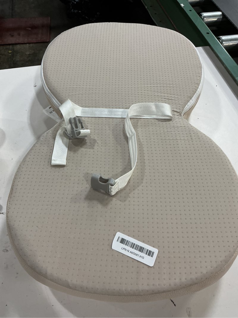 Condition photo showing As Is for Baby Changing Pad with Waterproof & Wipe-Clean, Non-Slip Foldable PU Diaper Changing Pad, Adjustable Safety Belt, Changing Pad for Dresser, Changing Table,28"X16",Yellow Beige 28"X16"