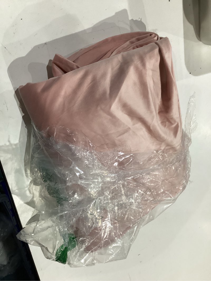 Condition photo showing Good Condition for miulee baby pink velvet curtains thermal insulated blackout curtain drapes for bedroom living room darkening 84 inches long curtains panels rod pocket set of 2 52"w x 84"l (pack of 2) baby pink