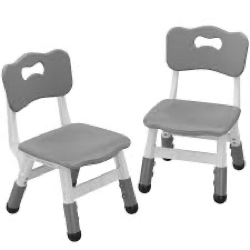 kids chair, 3 level height adjustable kid chair, plastic toddler chairs for children boys girls age 2-6, suitable for home family classroom nursery indoor use