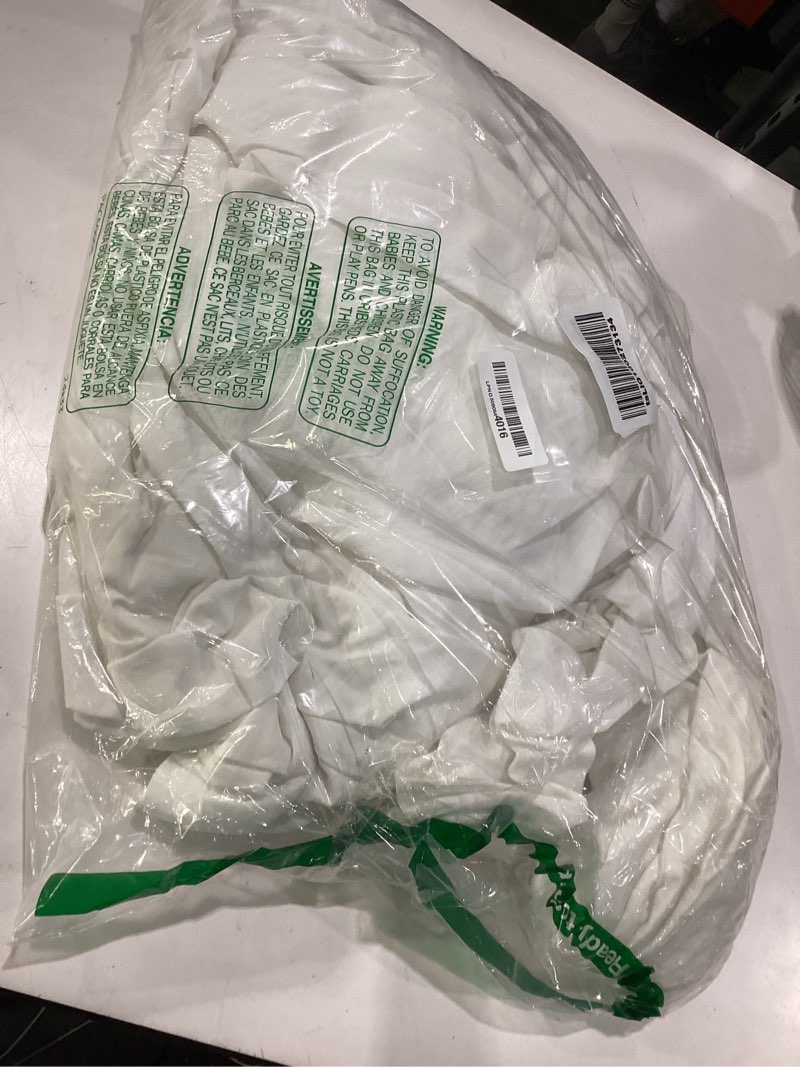 Condition photo showing As Is for heimenaogo egyptian cotton duvet cover set queen, ultra soft and breathable comforter cover with zipper closure, high thread count long staple cotton blanket cover 3pcs off-white off-white queen