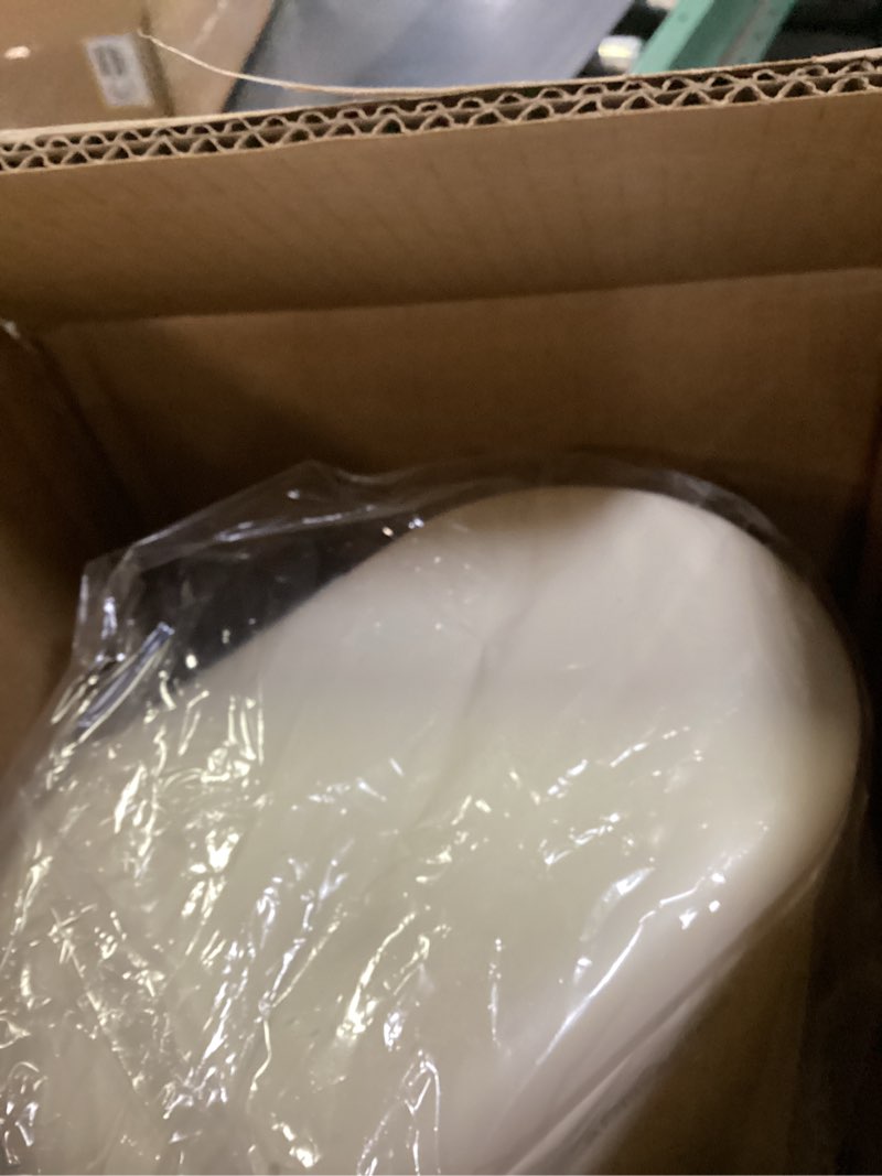 Condition photo showing New/Like New for Small Bathroom Trash Can with Lid Soft Close,1.3 Gallon Stainless Steel Garbage Cans with Foot Pedal & Removable Inner Bucket for Bedroom(Cream White)