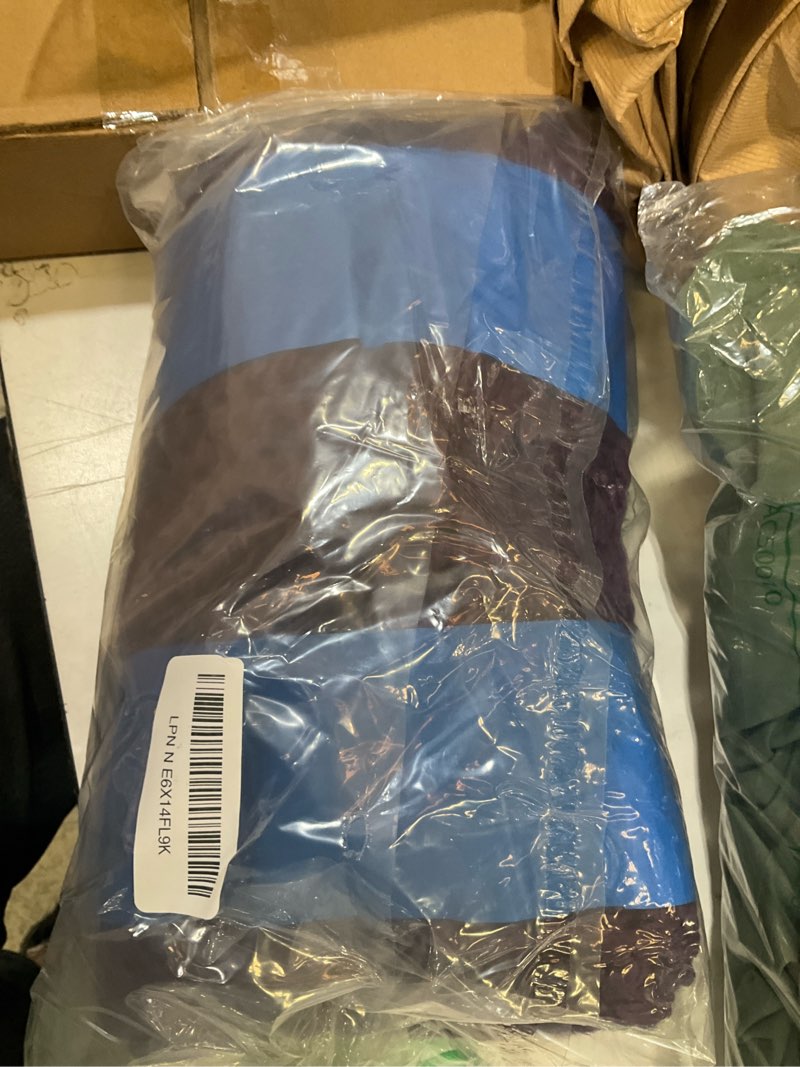Condition photo showing Good Condition for humble hilo basic knitted scarf large neck for women or men knit winter plum
