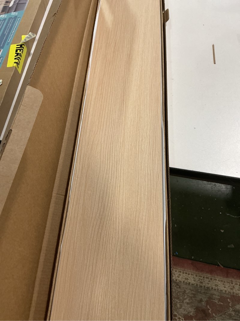 Condition photo showing Good Condition for MULGREAT Peel and Stick Floor Tile, 23 Sq.Ft 16 Pieces 36\"x6\" Long Vinyl Flooring, 1.5mm Thick Waterproof Renter Friendly Tiles for Bedroom Kitchen, Blayney Oak 36\"x6\"x0.06\" Blayney Oak 36