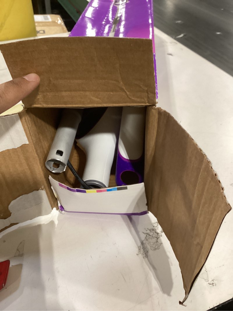 Condition photo showing Good Condition for swiffer powermop multi-surface mop kit for floor cleaning, includes powermop, 2 mopping pad refills, 1 cleaning solution with fresh scent and 2 batteries purple and white