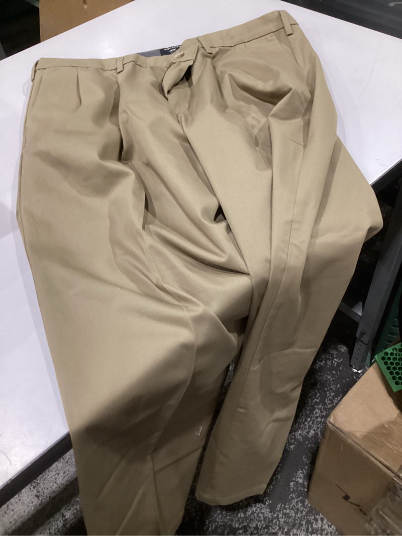 Condition photo showing Good Condition for dockers men's straight fit signature lux cotton stretch pant, new british khaki, similar to stock photos, size 40