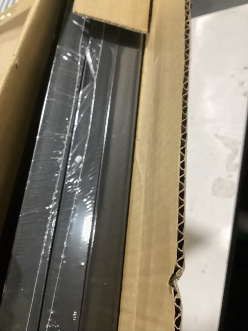 Condition photo showing Good Condition for QKF Large Geometry Wall Art Modern Abstract Paintings Canvas Gallery for Living Room Bedroom Office Home Decorations Bright 3 Panels Geometric Square Circle Home Decorations 16“X 24” 16" X 24" X 3 pieces Wood Grain Brown