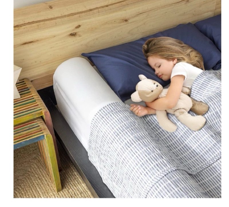 Long pillow guards, set of 2 
