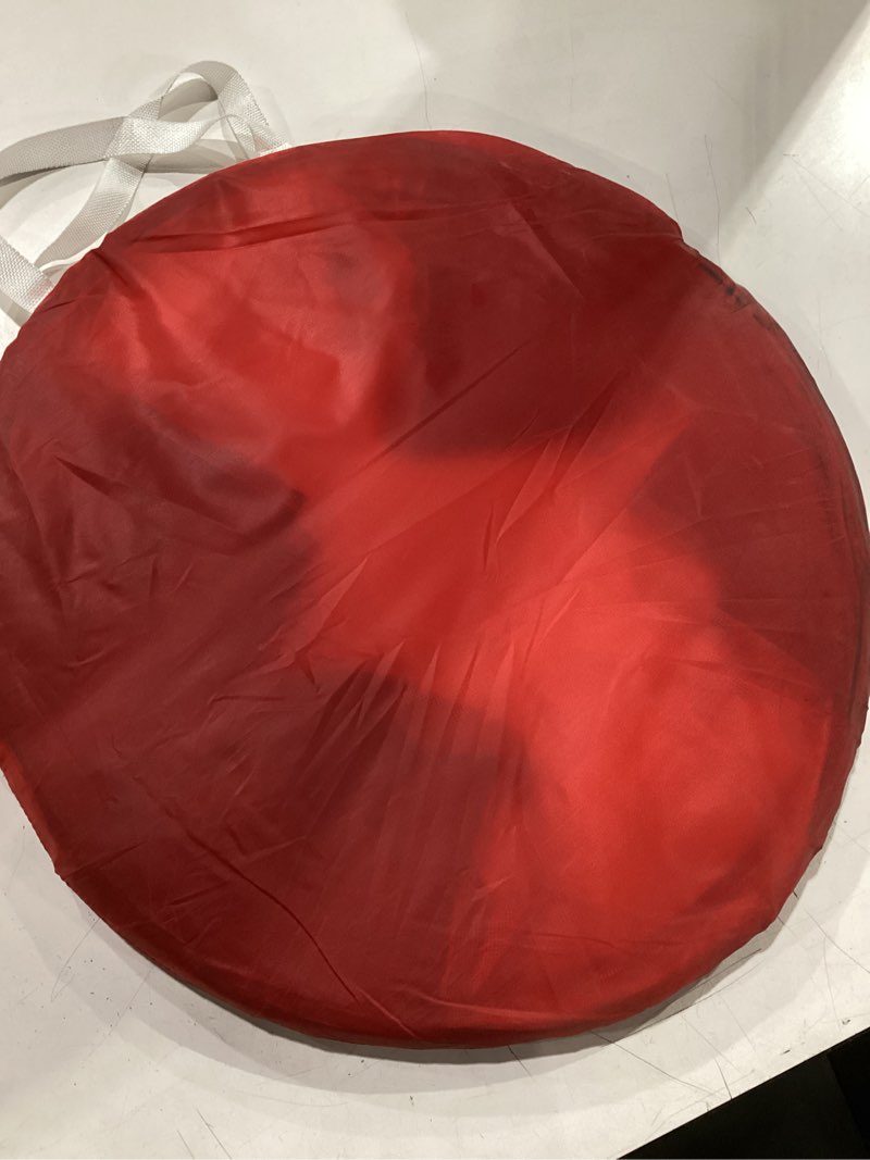 Condition photo showing Good Condition for kids play tunnel for toddlers, pop up crawl through tunnel play tent for baby infant children or dog with 2 mesh sides, kids tunnel toys or gift indoor & outdoor (colorful crawling tunnel)