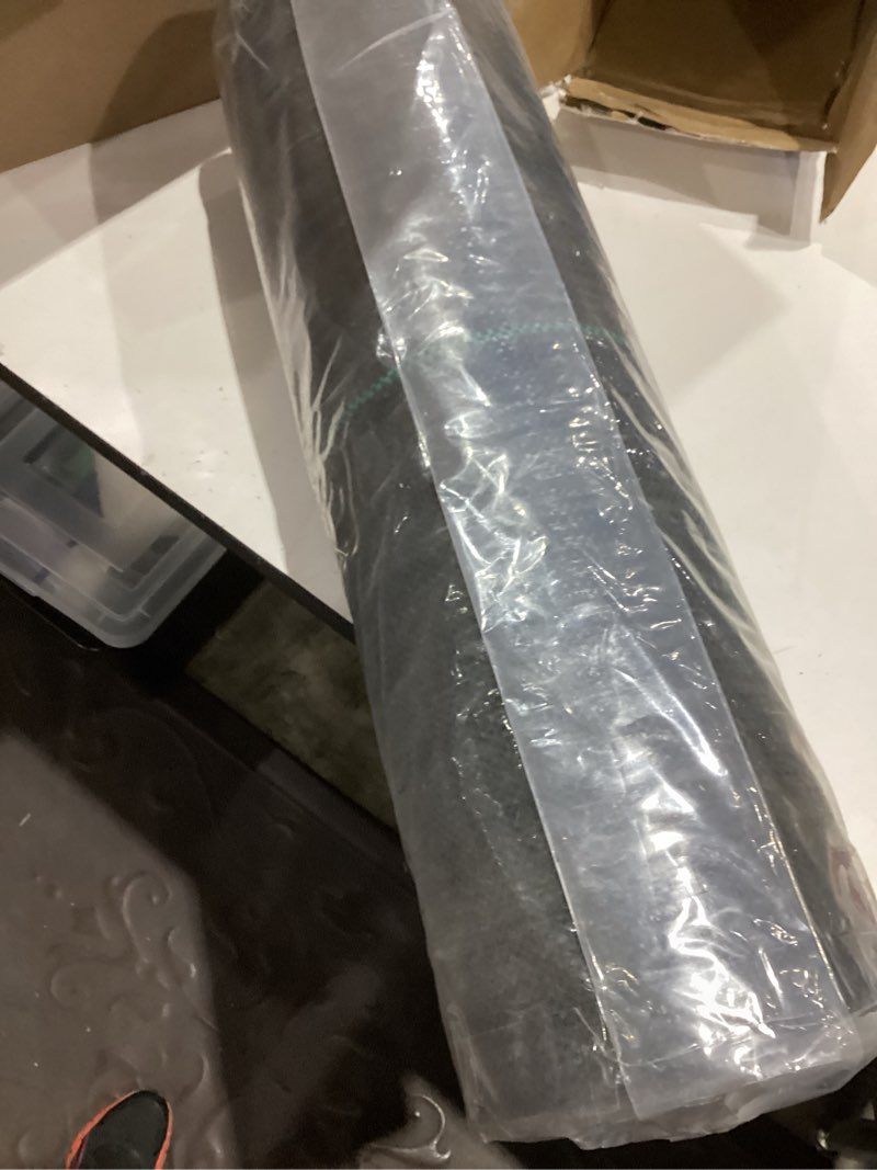 Condition photo showing New/Like New for giantex 6x330 ft weed barrier landscape fabric, 4.6oz/sq. yd heavy-duty permeable woven pp ground cover, weed blocker gardening mat, garden weed control fabric for yard flower bed farm