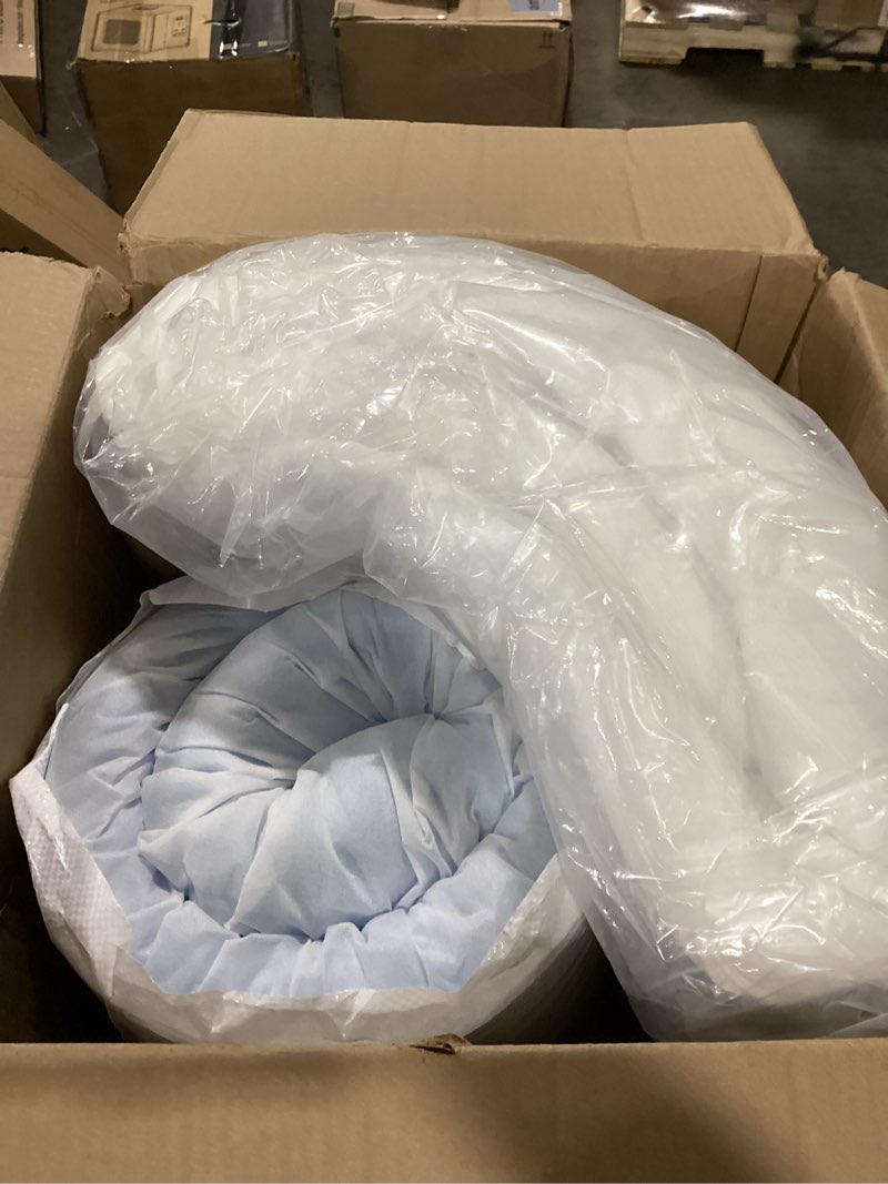 Condition photo showing Good Condition for Sleep Innovations Dual Layer 4 Inch Memory Foam Mattress Topper, Queen Size, Ultra Soft Support, 3 Inch Cooling Gel Memory Foam Plus 1 Inch Fluffy Pillow Top Cover Queen Plush Support Topper