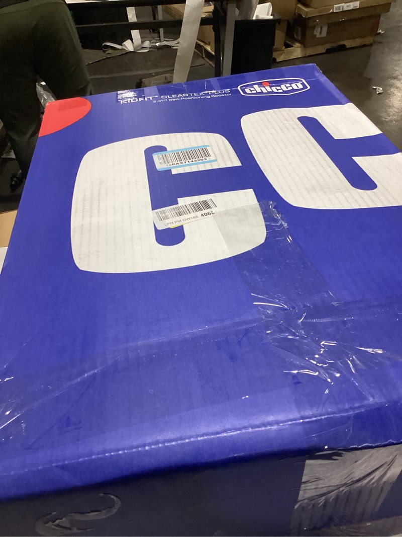 Condition photo showing As Is for chicco kidfit cleartex plus 2-in-1 belt-positioning booster car seat, backless and high back booster