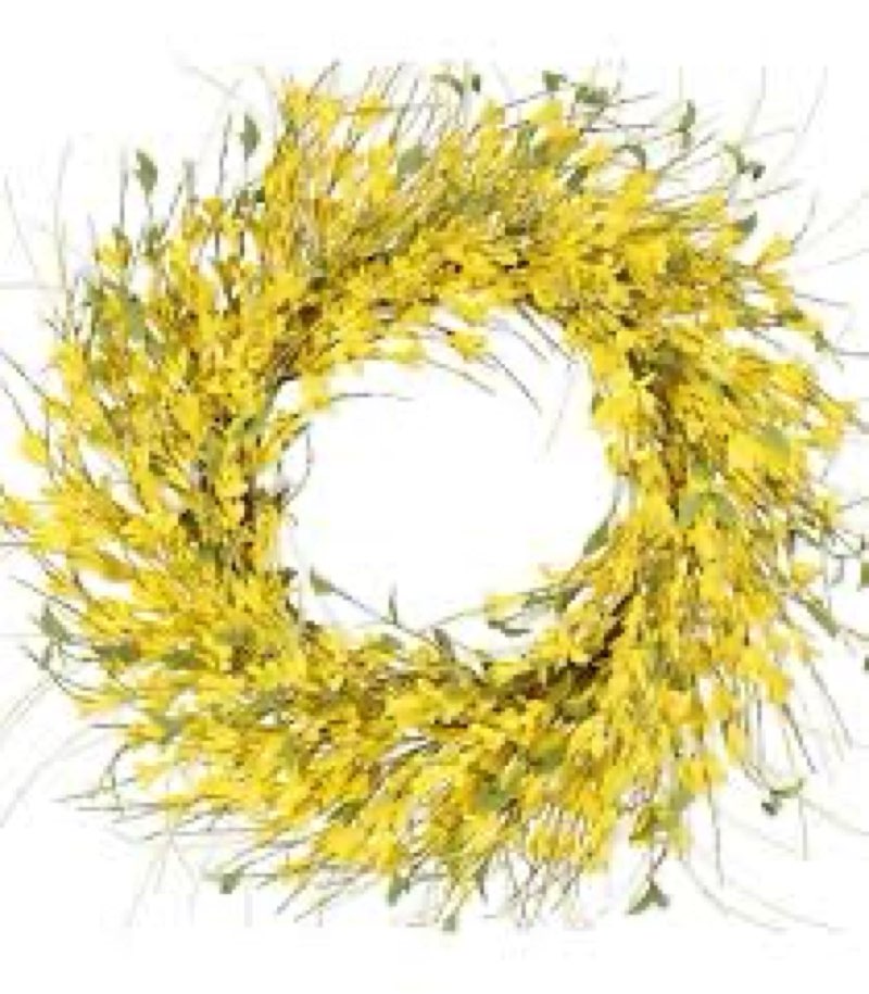 Artgar Spring Wreaths for Front Door - 26 Inch Spring Summer Front Door Wreath, Artificial Paper Flower Wreath for Indoor Outdoor Home Door Wall Window Wedding Background Decor (Red&Orange&Purple)