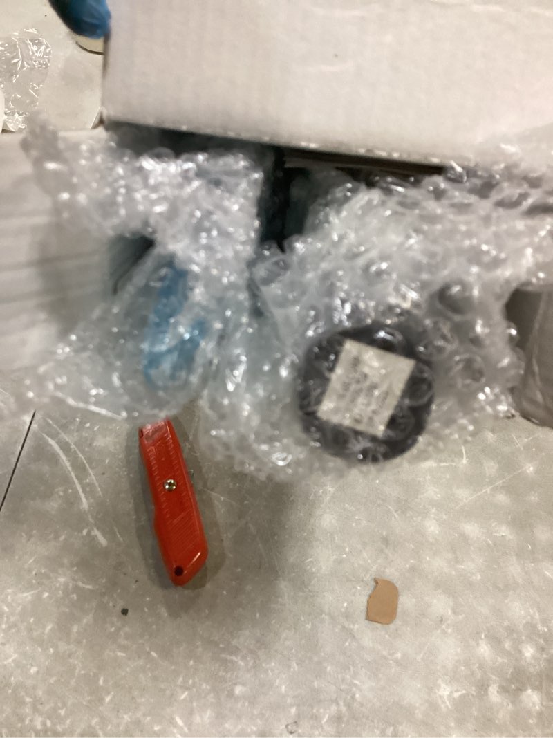 Condition photo showing As Is for JOYIN 2 Packs Toys Ninja Swords for Kids with Motion Activated Clanging Sounds Vibrant Blue and Multi Color Deluxe Play Sword for Halloween Party, Costume Accessories