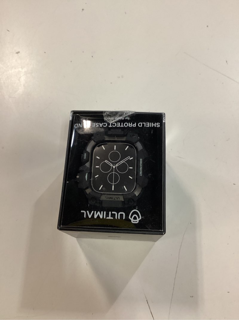 Condition photo showing New/Like New for ultimal rugged case with band for apple watch 46mm,compatible with apple watch series 11/10, military grade shockproof bumper cover for iwatch tactical band men (black, 46mm) black 46mm