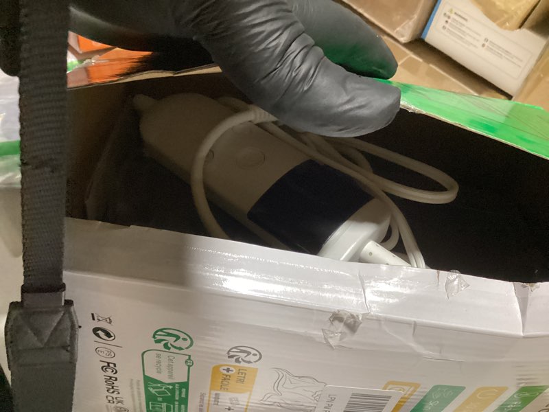 Condition photo showing As Is for Electric Heated Blanket Throw Size 50''x60'' Soft Flannel & Sherpa Electric Blanket with 10 Heating Levels, Automatically Shut Down After 8h with Overheat Protection Machine Washable Dark Grey Throw 50''x60''