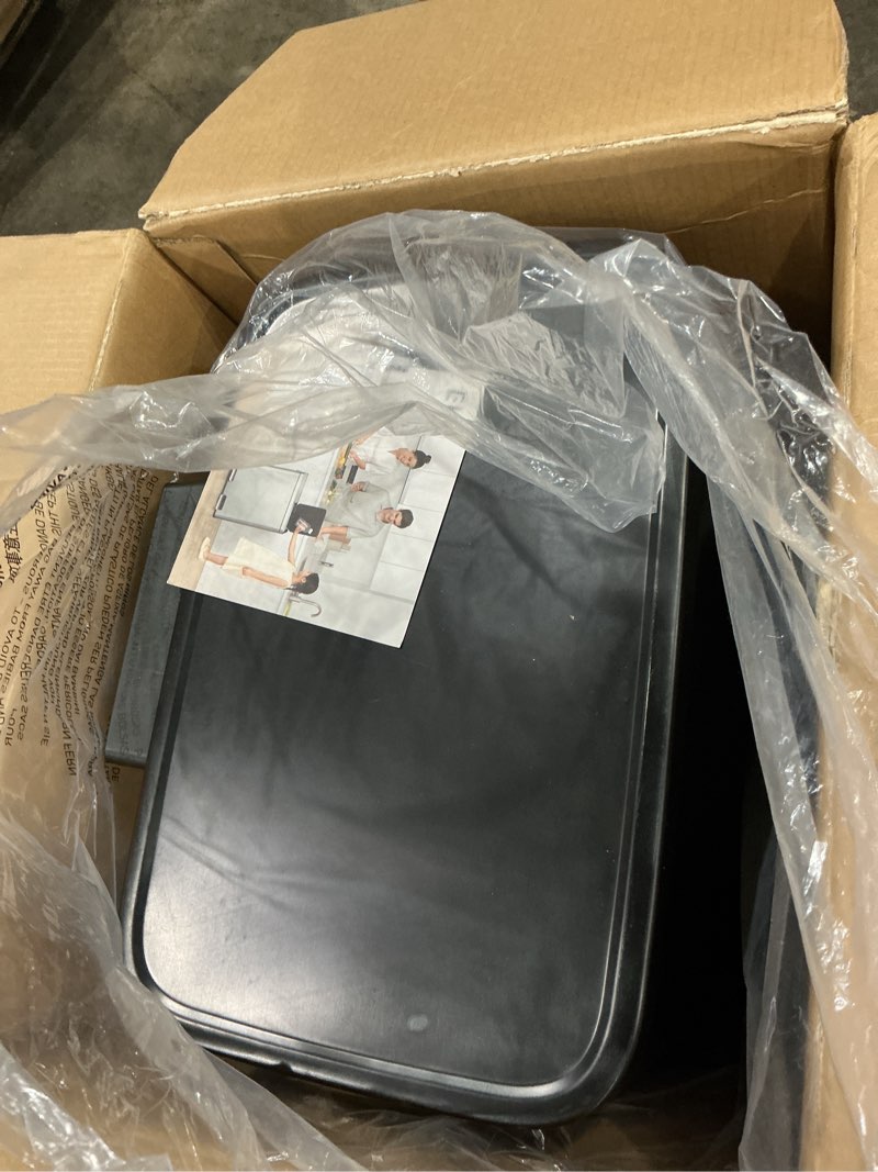 Condition photo showing Good Condition for eko madison matte black 50 liter/13.2 gallon step trash can with inner liner - fingerprint resistant finish 50l matte black