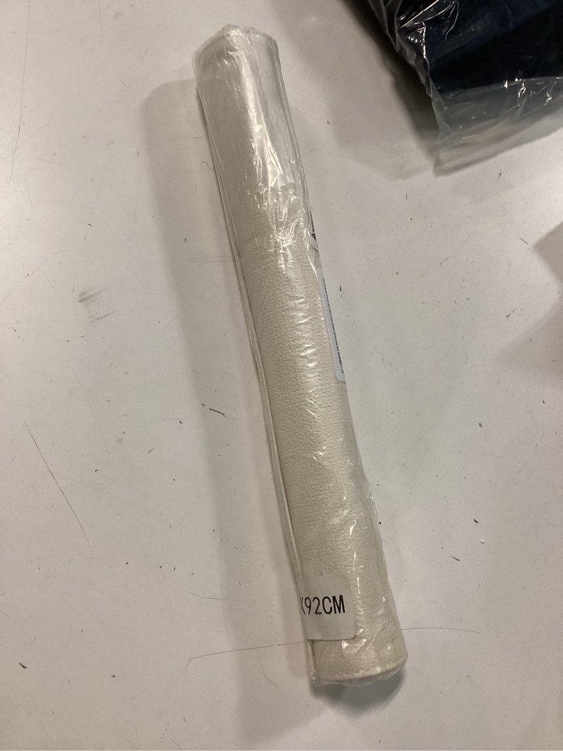 Condition photo showing New/Like New for Wipeable Table Runner, Thick Farmhouse Dresser Runner, Rustic Indoor/Outdoor (36'', White) White 36''(Fits Length 20''-28'' Table)