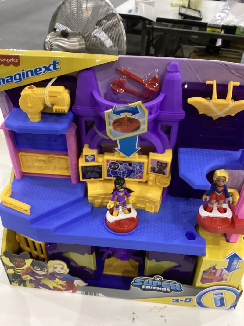 Condition photo showing Good Condition for DC Super Friends Imaginext Batgirl Hero Hideout Playset
