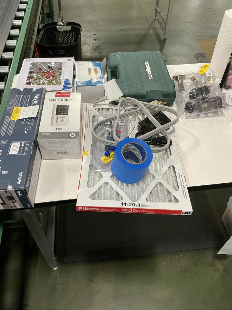 Condition photo showing As Is for Assorted small home repair items,miscellaneous items ,variety of  items ,total  of 10 items 