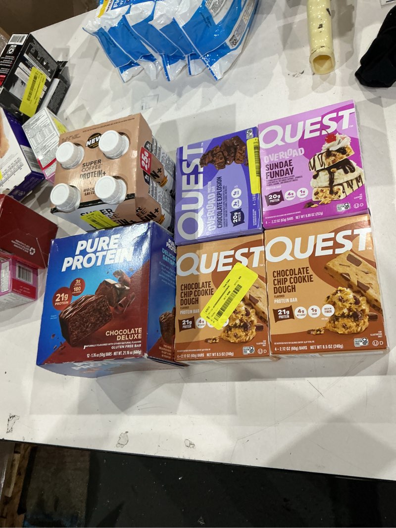 Condition photo showing Good Condition for assorted snacks
