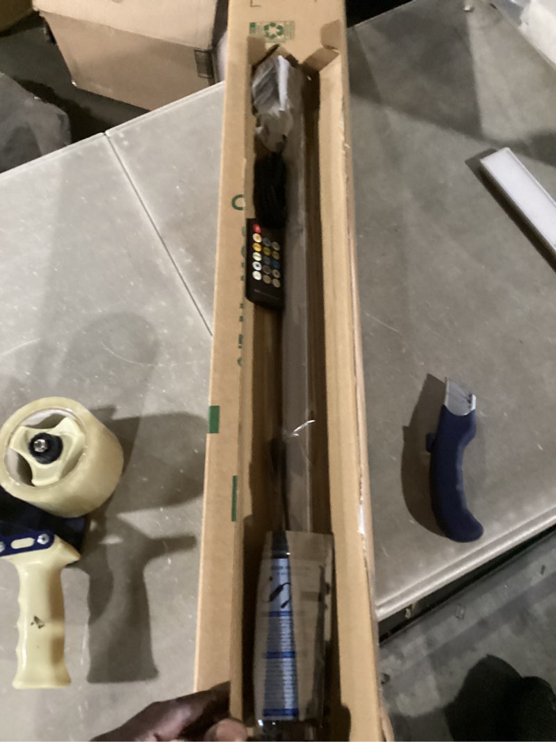 Condition photo showing Good Condition for dimmable under cabinet lighting, color temperature changing led light bar, daylight to warm white lights, remote control lamp for desk, counter, closet, room, shelf (24 inch)