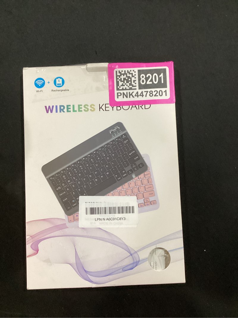 Condition photo showing New/Like New for Backlit Bluetooth Keyboard Small Portable Wireless Keyboard Rechargeable Illuminated for Android Sam