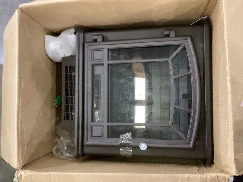 Condition photo showing As Is for duraflame Infrared Quartz Electric Stove Heater - DFI-591-02 - Bronze