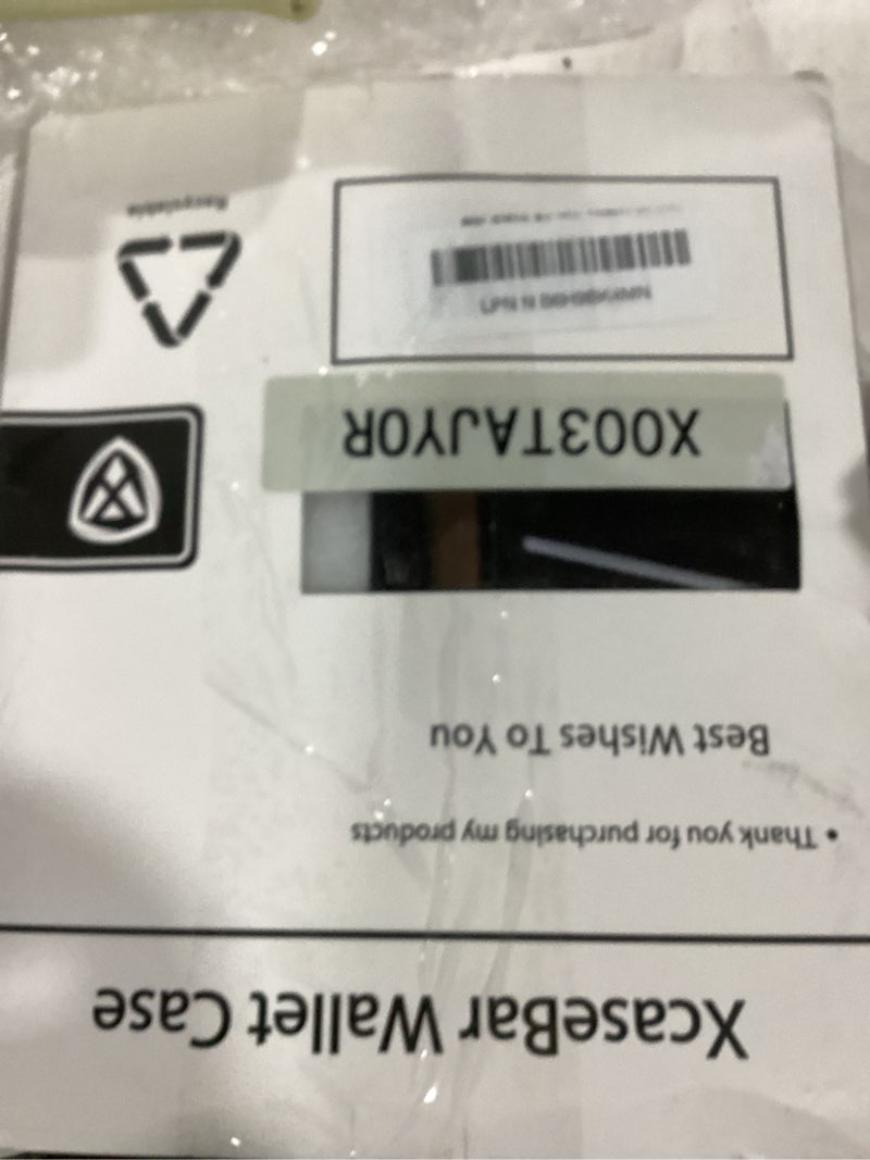 Condition photo showing As Is for xcasebar for iphone 12 pro max 6.7" wallet case with zipper credit card holder?rfid blocking?, flip folio book pu leather phone case shockproof cover women men for apple 12 pro max case black