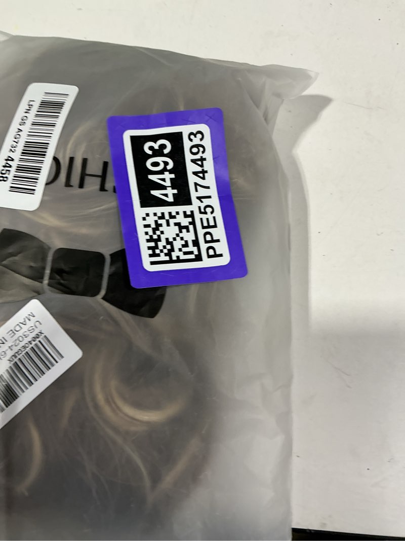 Condition photo showing Good Condition for highlight v part wig long body wavy upgrade u part synthetic hair for black women 24inch light blonde with brown root full head clip in hair glueless women wigs (light blonde with brown root)