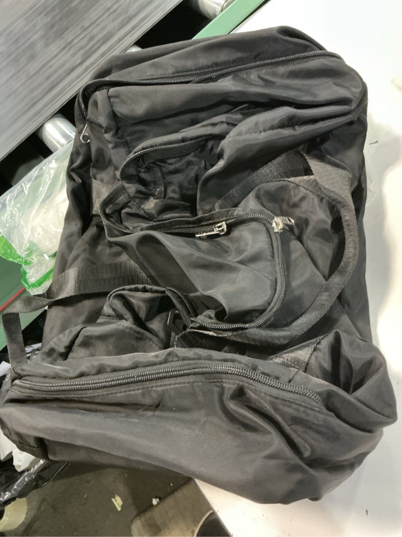 Condition photo showing Good Condition for extra large travel duffle bag,carry on overnight weekend bag with shoes compartment,weekender bags for women for travel business trips sport hospital extra large black with toiletry bag