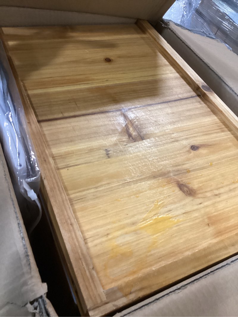 Condition photo showing As Is for maybee 8-frame beehive starter kit, bee hive kit dipped in 100% beeswax, bee hives boxes starter kit includes beekeeping supplies tool kit 8frame hive kit