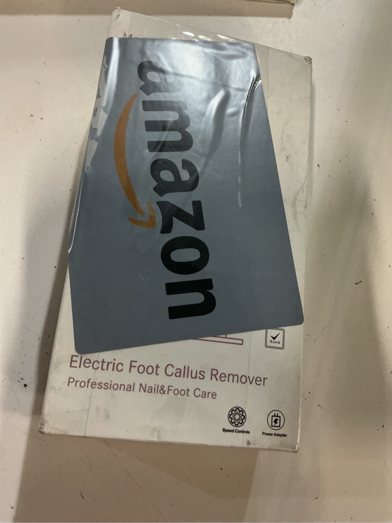 Condition photo showing Good Condition for Electric Callus Remover for Feet, Electric Foot File with Replaceable Sandpaper, Adjustable Speed and Rotation Direction, 60 Piece Sandpaper Included Silver