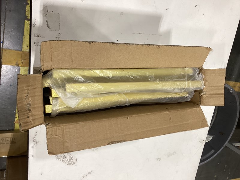 Condition photo showing New/Like New for cylinder stands for parties & plants,2pcs gold square wedding flower pedestal stands for centerpieces, 23.6 inch tall 2psc 23.6 in