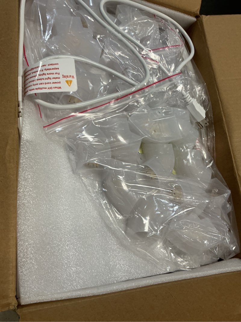 Condition photo showing Good Condition for lzhome hexagon 5000k led garage lights: 25 pack updated 1.31-inch wider size,26300lm super bright hex lighting ceiling led shop light for garage, car detailing, workshop, warehouse, gym, basement 5 hex