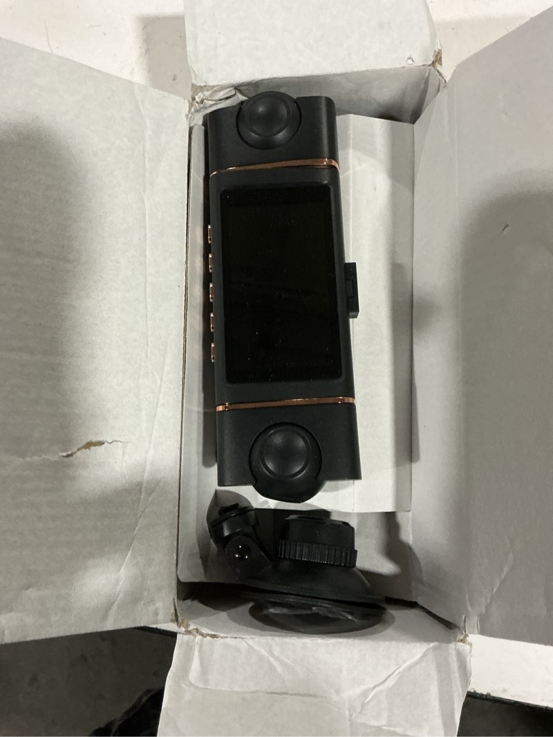 Condition photo showing As Is for 4 channel 360° dash cam front rear inside & left right,4k+1080p*3 fhd car camera,5ghz wifi & app control,8 ir lamps night vision,24h parking mode,g-sensor,loop recording,includes 64gb sd card?black?