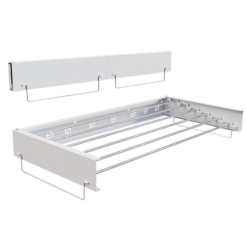 wall mounted clothes drying rack foldable